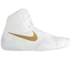 Nike Tawa Wrestling Shoes - White/Gold - MMA Factory