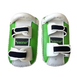 Viking Diablo Curved Pro Leather Thai Pads (Heavy Duty) - MMA Factory -Sports - Boxing thai pads green 3 1 1