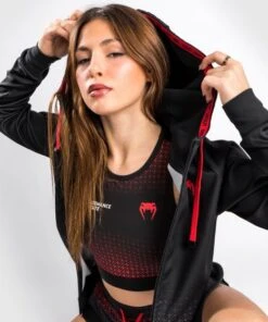 UFC Venum Performance Institute Women's Hoodie - MMA Factory 16 UFC Venum Performance Institute Women's Hoodie - MMA Factory -Sports - Boxing ufc venum performance institute hoodie for women black red 3