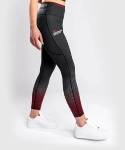 UFC Venum Performance Institute Leggings - MMA Factory -Sports - Boxing ufc venum performance institute legging black red 6