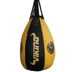 Viking Leather Pro Teardrop Punching Bag - MMA Factory -Sports - Boxing uppercutbagyellow1080 1 1