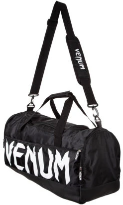 Venum Sparring Sports Bag - MMA Factory -Sports - Boxing venum sparring gym bag black white 2 2