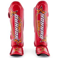 Yokkao Vertical Shin Guards - MMA Factory -Sports - Boxing vertical shinguards red 1 1000 1