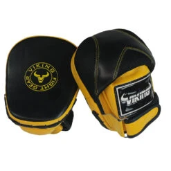 Viking Micro Savage Leather Gel Speed Pads - MMA Factory -Sports - Boxing viking microyellow1 1 1
