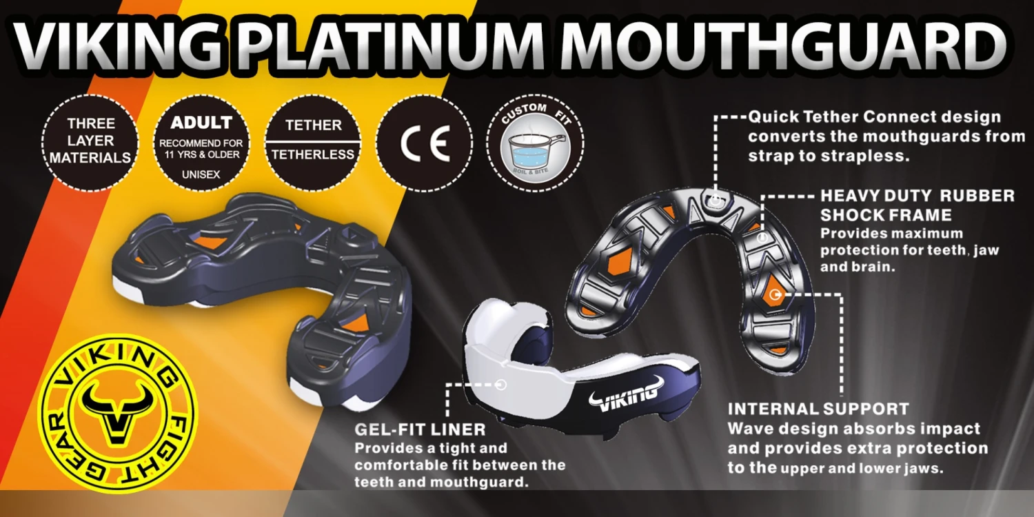 Viking Platinum Tri-layer Mouth Guard - MMA Factory 8 Viking Platinum Tri-layer Mouth Guard - MMA Factory - Image 6