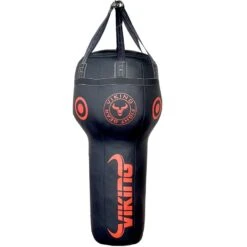 Viking Angle Leather Upper Cut Punching Bag - MMA Factory -Sports - Boxing vikingangleuppblackred 1000x1000 1