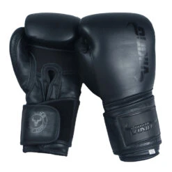 Viking Power Pro Leather Boxing Gloves - MMA Factory -Sports - Boxing vikingpropowerblkblk1 1000