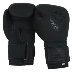 Viking Vader Matte Leather Boxing Gloves - MMA Factory
