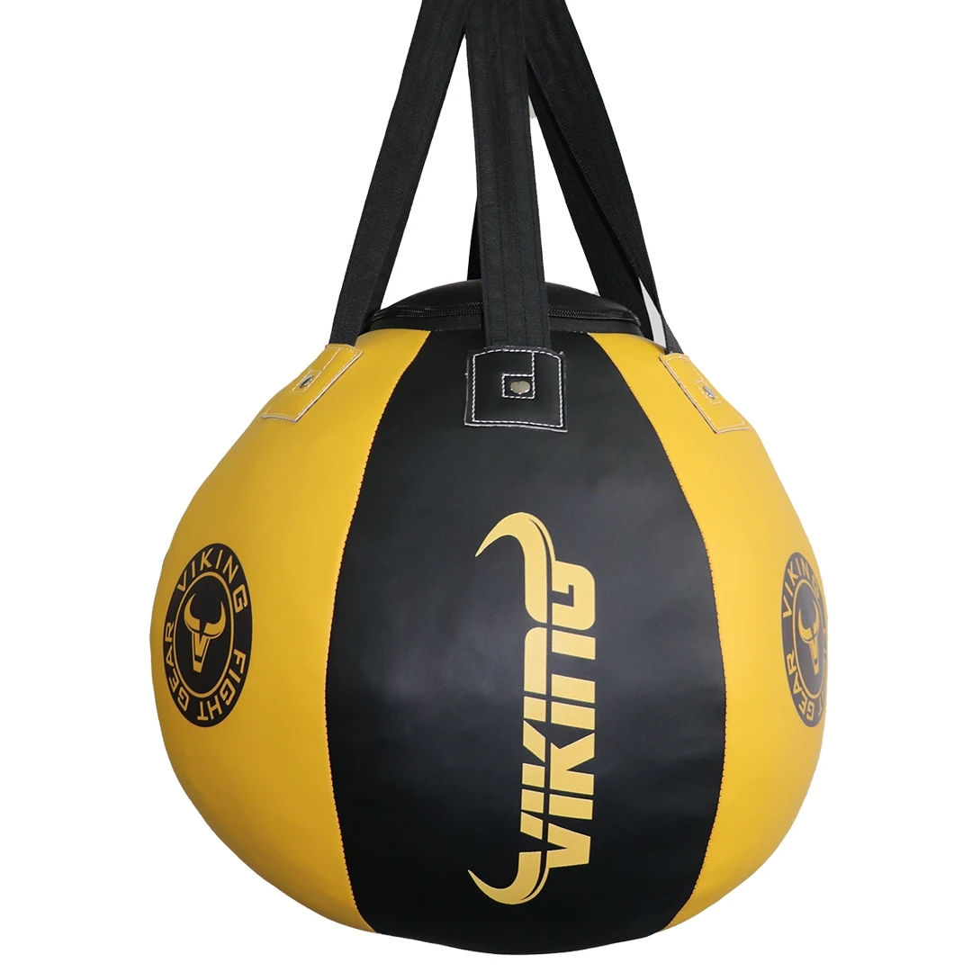 Viking Pro Leather Wrecking Ball Punching Bag - MMA Factory 3 Viking Pro Leather Wrecking Ball Punching Bag - MMA Factory