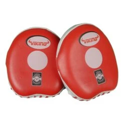 Viking Odin Micro Leather Speed Mitts - MMA Factory -Sports - Boxing vikmicroredwht 3 1000 2