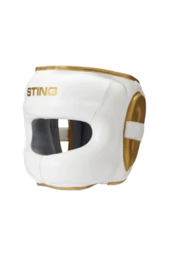Sting Evolution Face Shield - MMA Factory 11 Sting Evolution Face Shield - MMA Factory -Sports - Boxing white front grey 18a1847d 4548 4b53 bf30 c7a8d9ba31f9 3 3